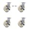 Service Caster 8 Inch Nylon Caster Set with Roller Bearing 4 Brake 2 Swivel Lock SCC-30CS820-NYR-TLB-BSL-2-TLB-2 - alternate 1